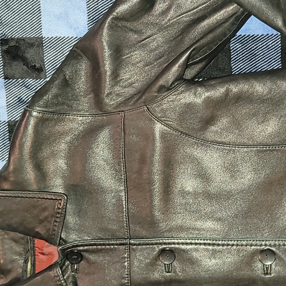 Y2k. PELLE STUDIO by WILSON'S Leather. Longcoat. Women's size Small. LIKE-NEW - Picture 6 of 16